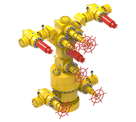 Устьевая фонтанная арматура сверхвысокого давления 175МПа/210МПа